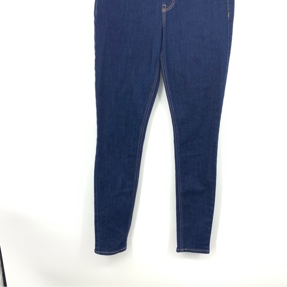 Old Navy Women 4 Jeans Dark Wash Denim Pants Skinny Jegging Mid Rise Pull On - Picture 3 of 7